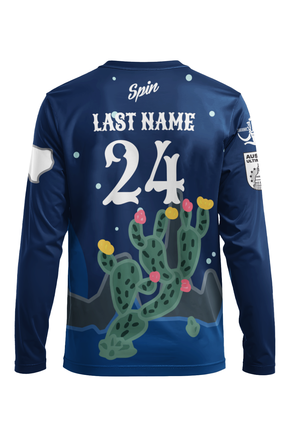 Double Trouble Long Sleeve Jersey (Blue)