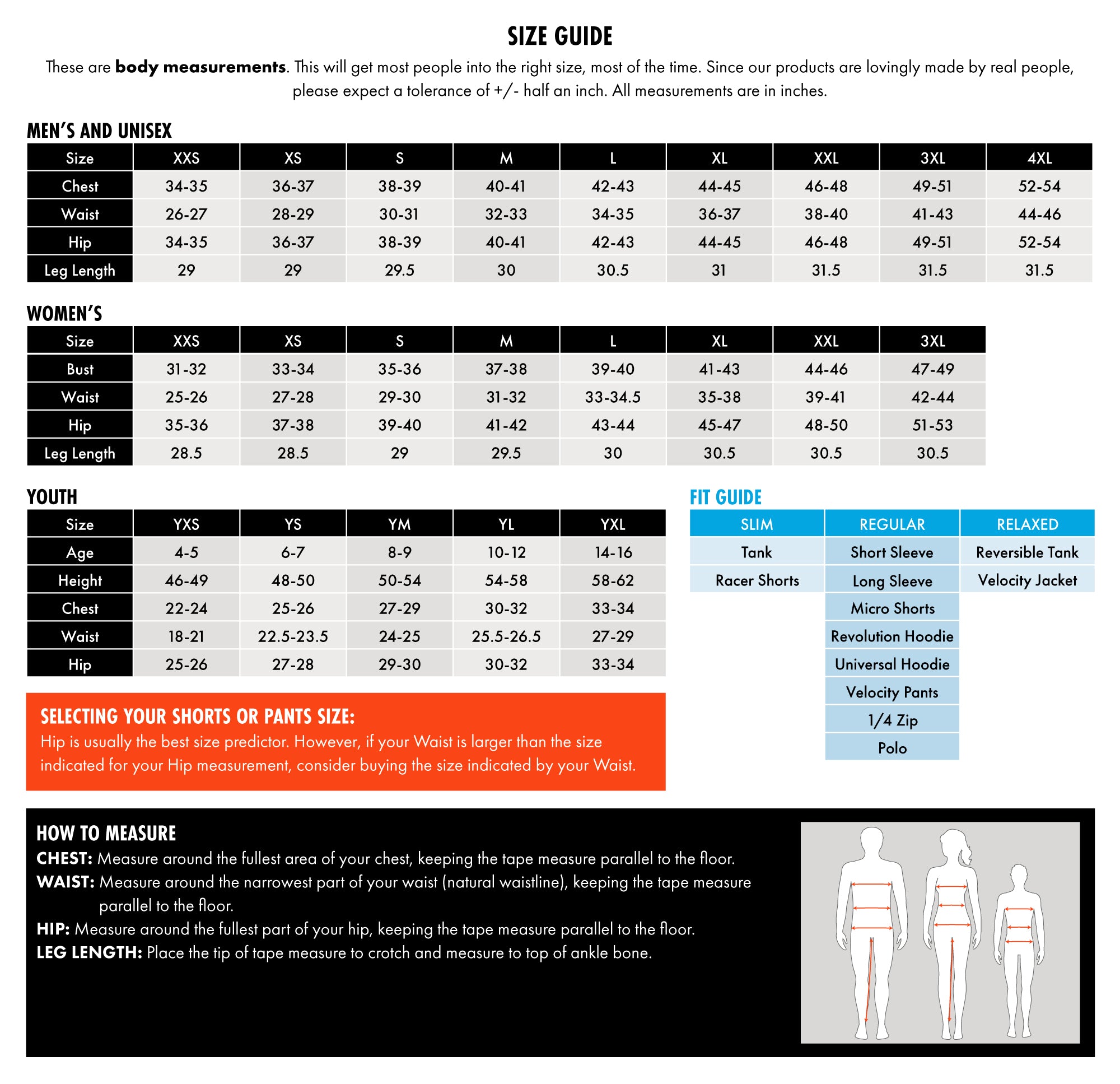 size guide