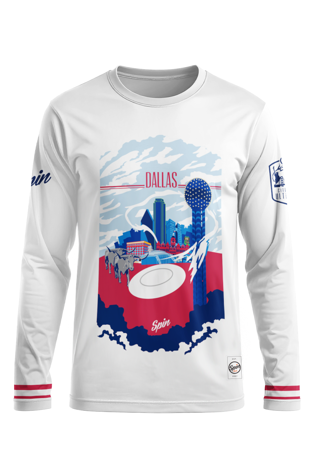 Dallas Long Sleeve Jersey – Spin Ultimate