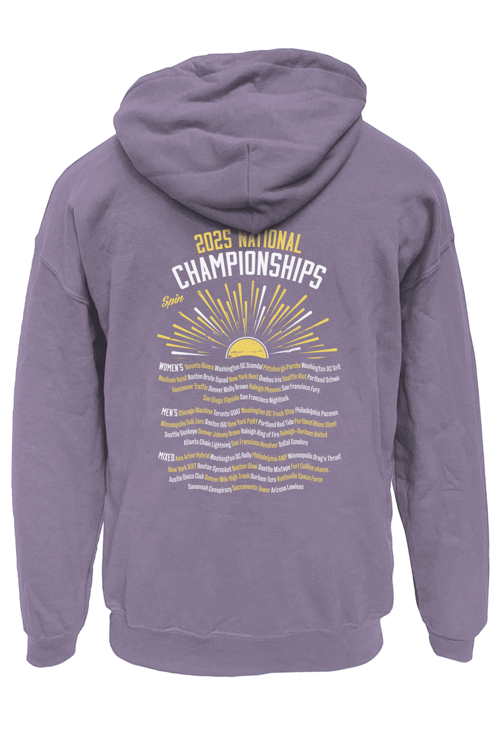 Club 2025 Pullover Hoodie (Plum Teams)