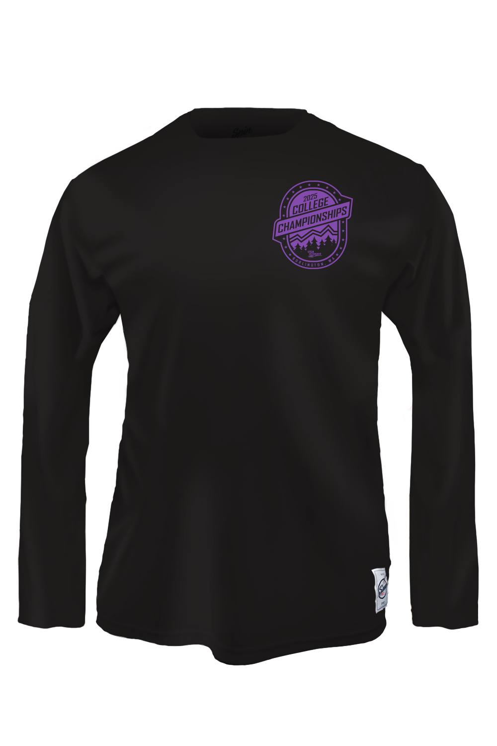 College 2025 Long Sleeve Jersey (Black)