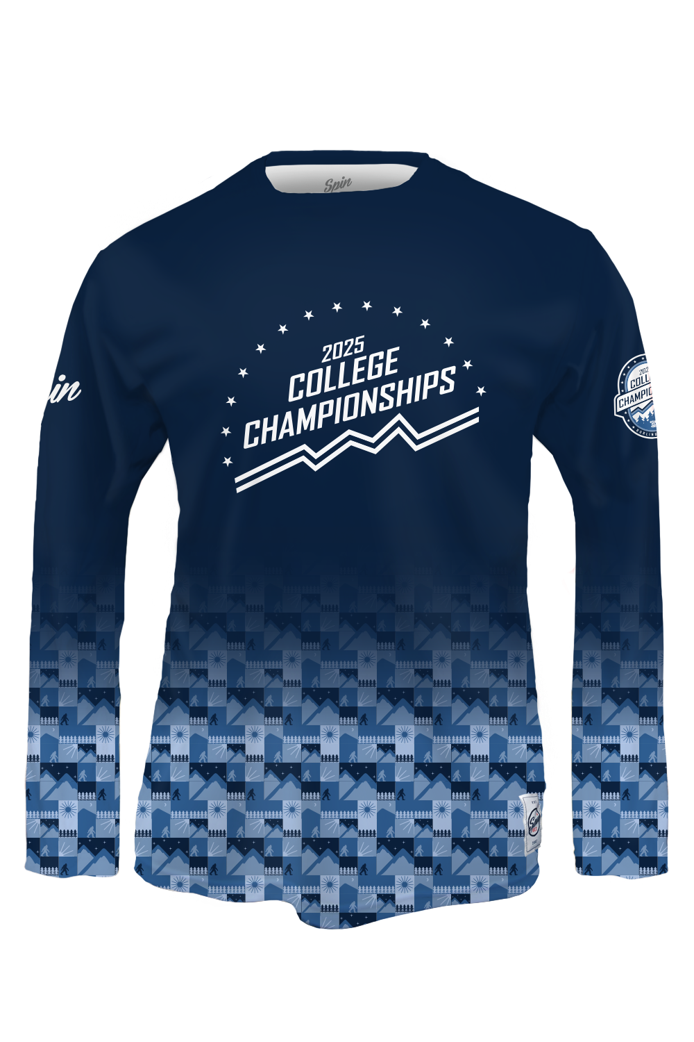 College 2025 Long Sleeve Jersey (Blocks) – Spin Ultimate