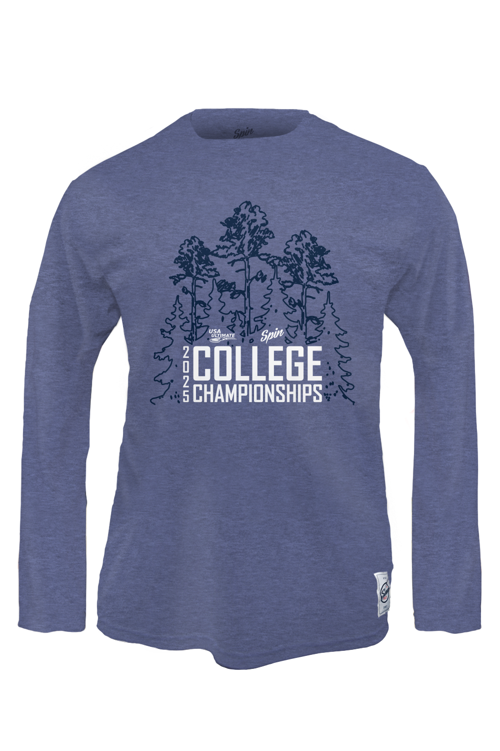 College 2025 Long Sleeve Jersey (Heather Royal)