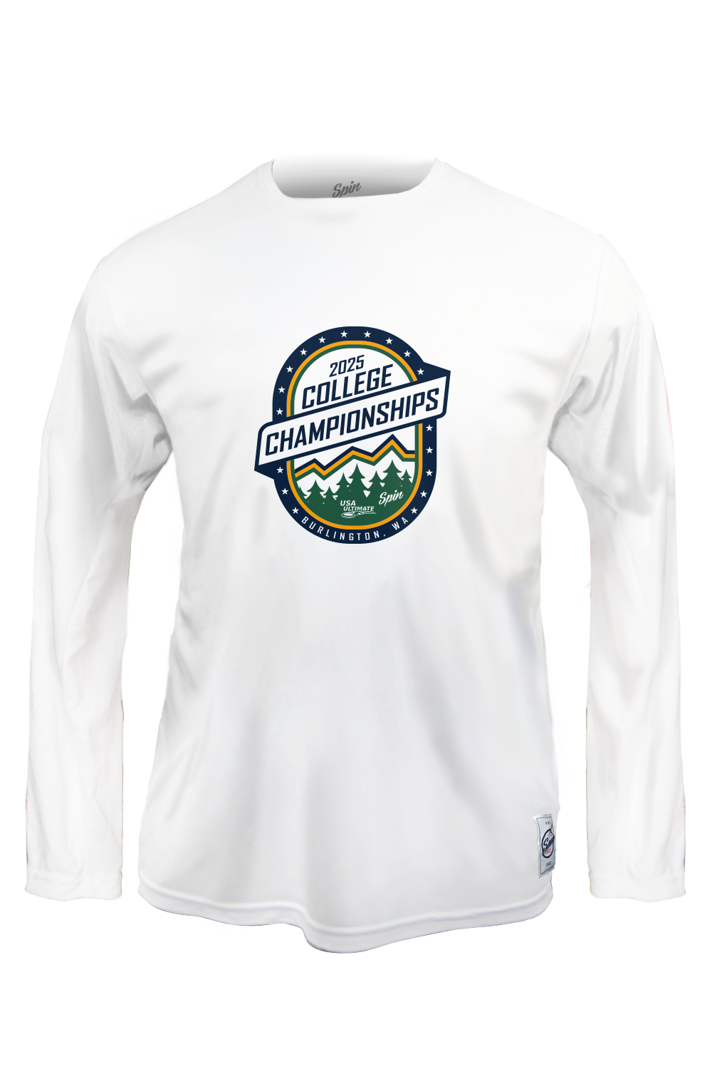 College 2025 Long Sleeve Jersey (White)