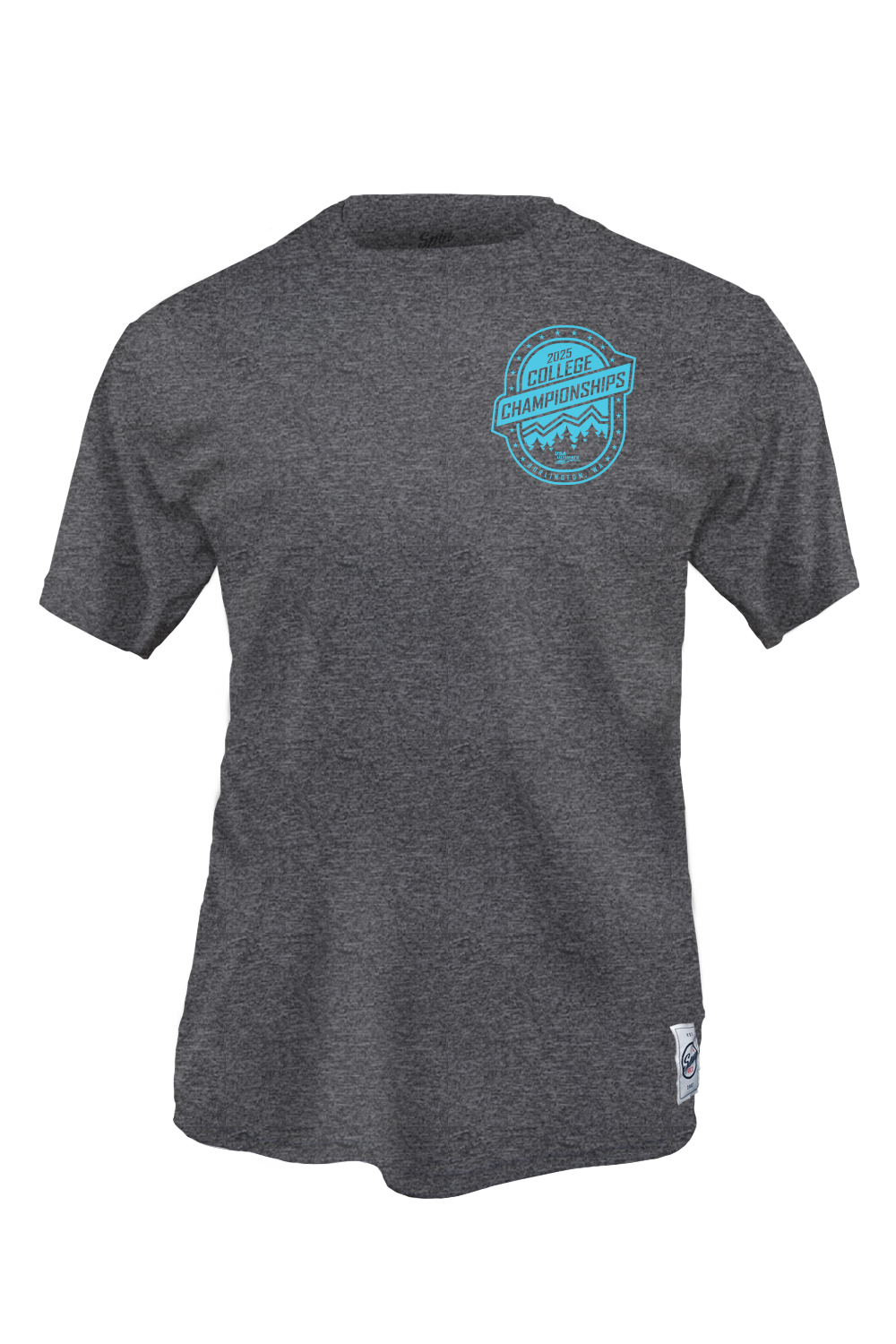 College 2025 Short Sleeve Jersey (Heather Charcoal)