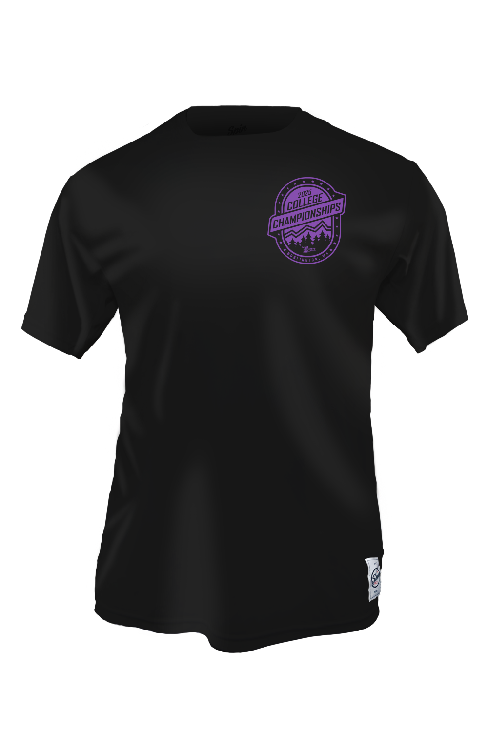 College 2025 Short Sleeve Jersey (Black)