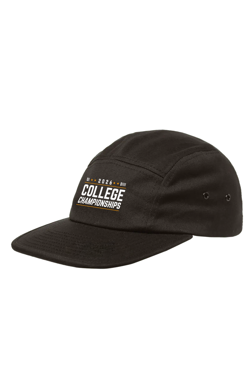 College 2026 5 Panel Hat (Black)