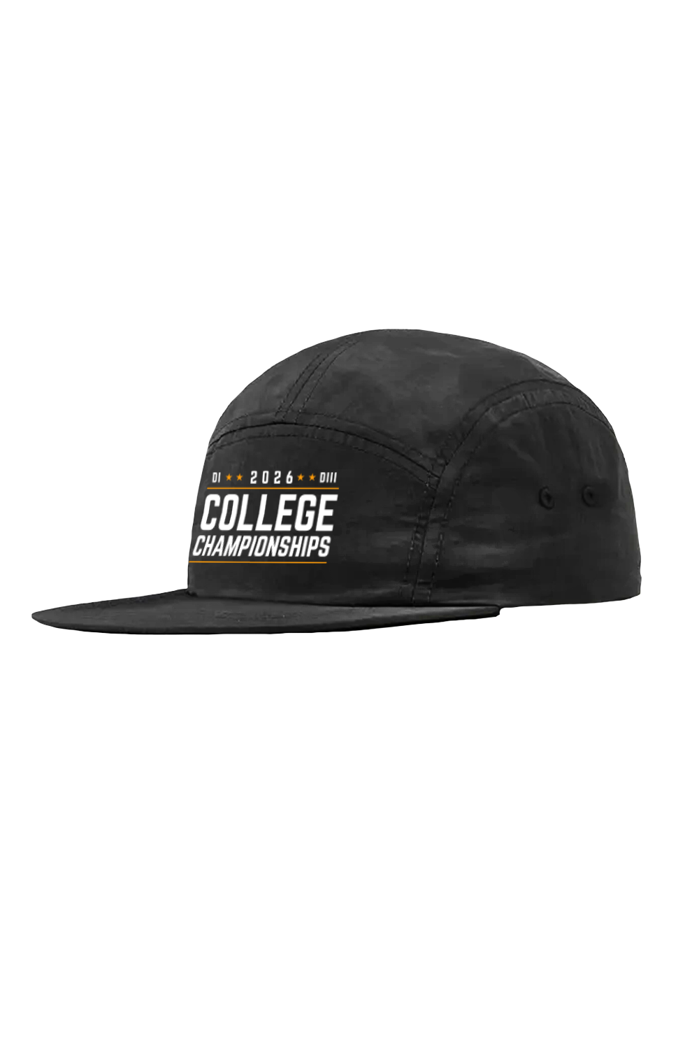 College 2026 Ghost 5 Nylon Hat (Black)