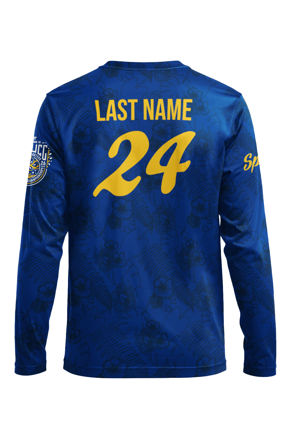 Crown Long Sleeve Jersey (Blue)