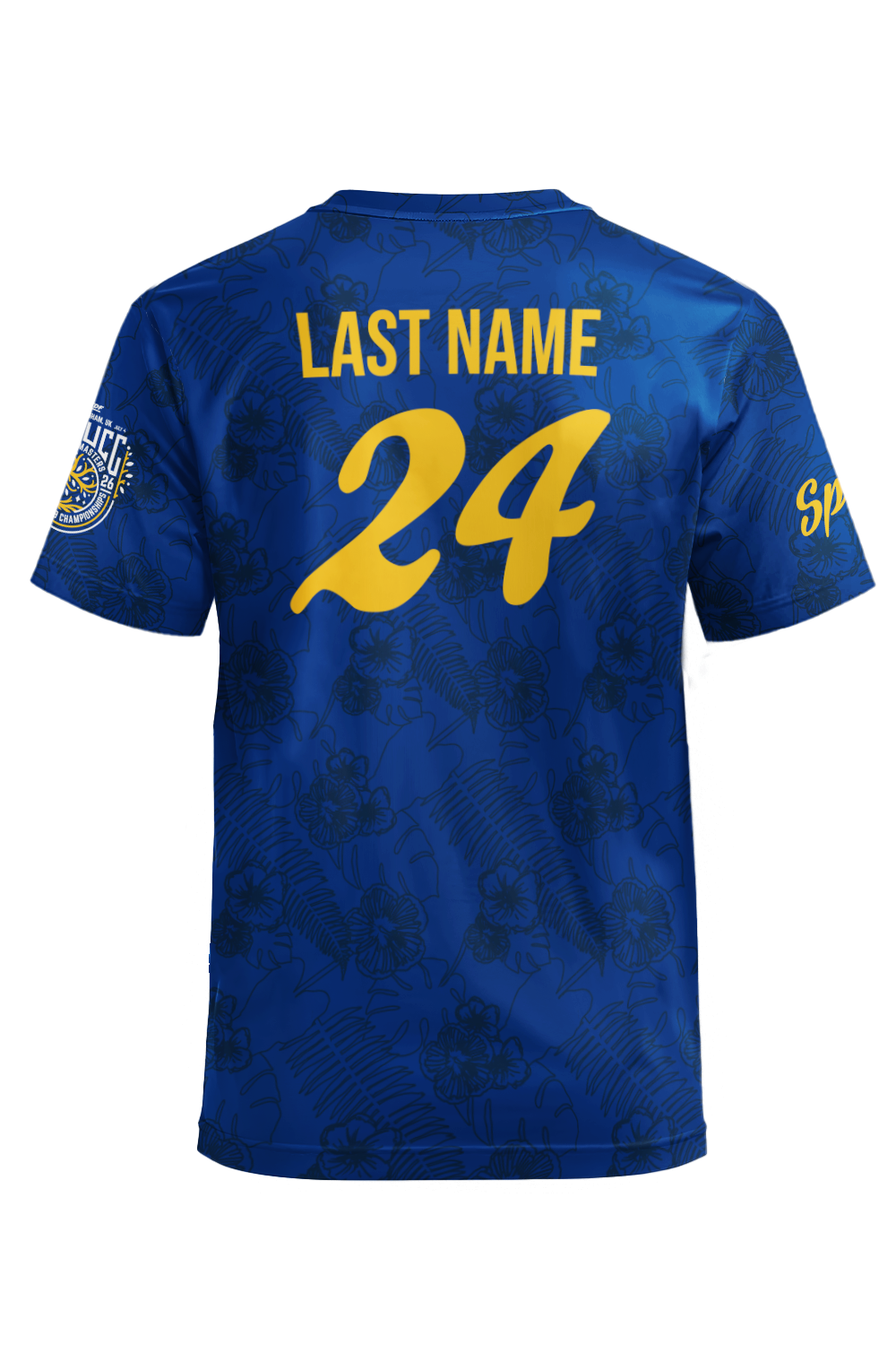 Crown Short Sleeve Jersey (Blue)
