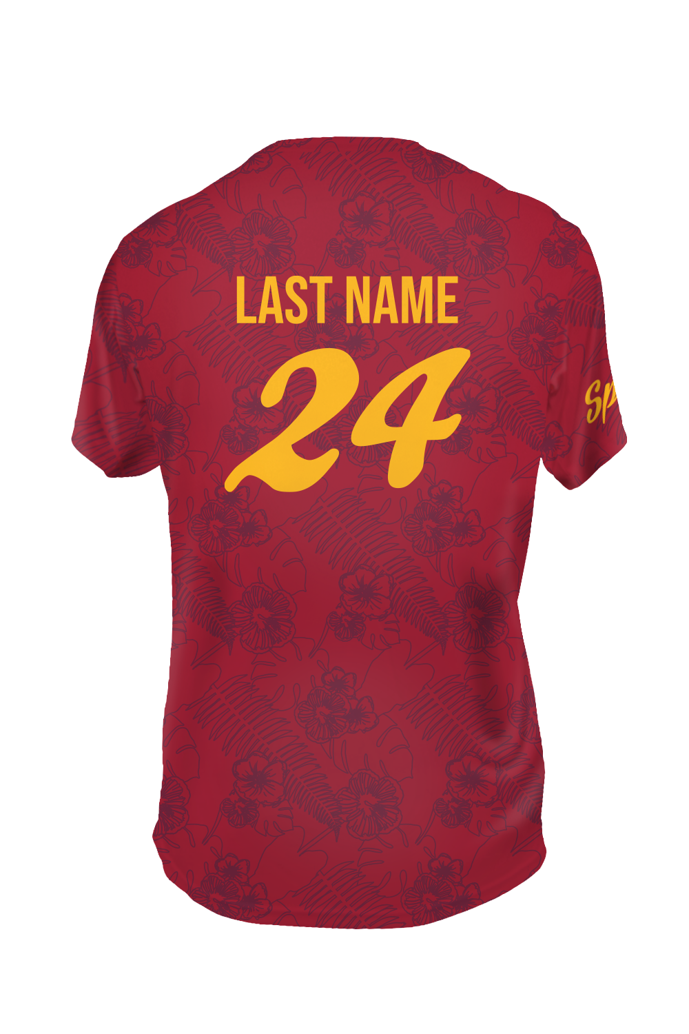 Crown Short Sleeve Jersey (Red)