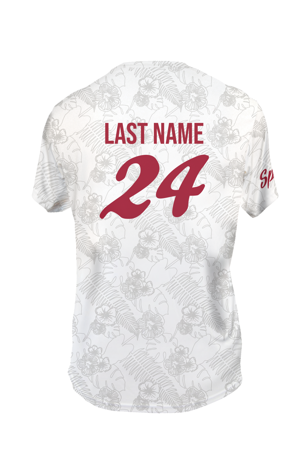 Crown Short Sleeve Jersey (White)