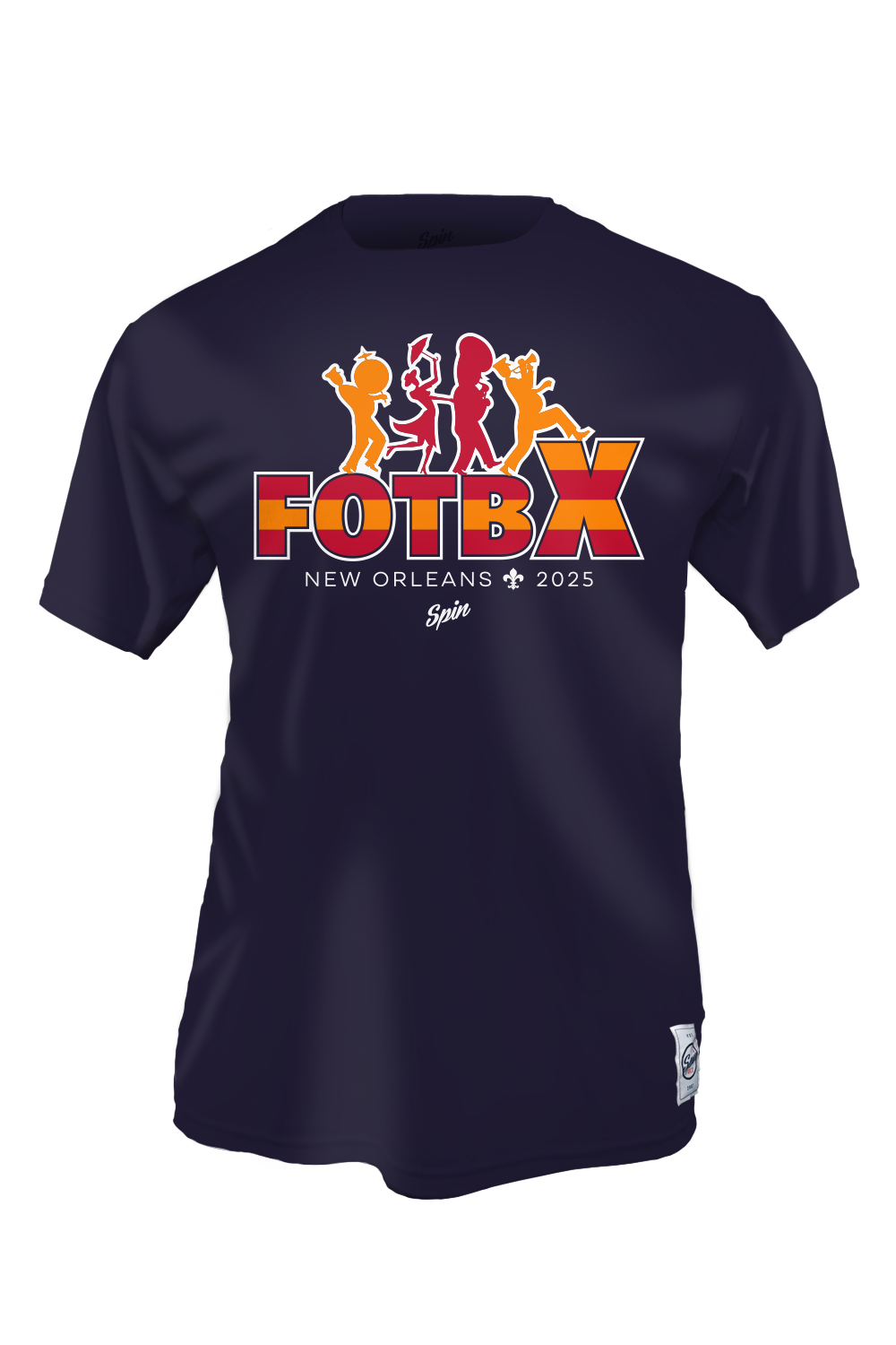 Fire on the Bayou 2025 Short Sleeve Jersey (Navy)