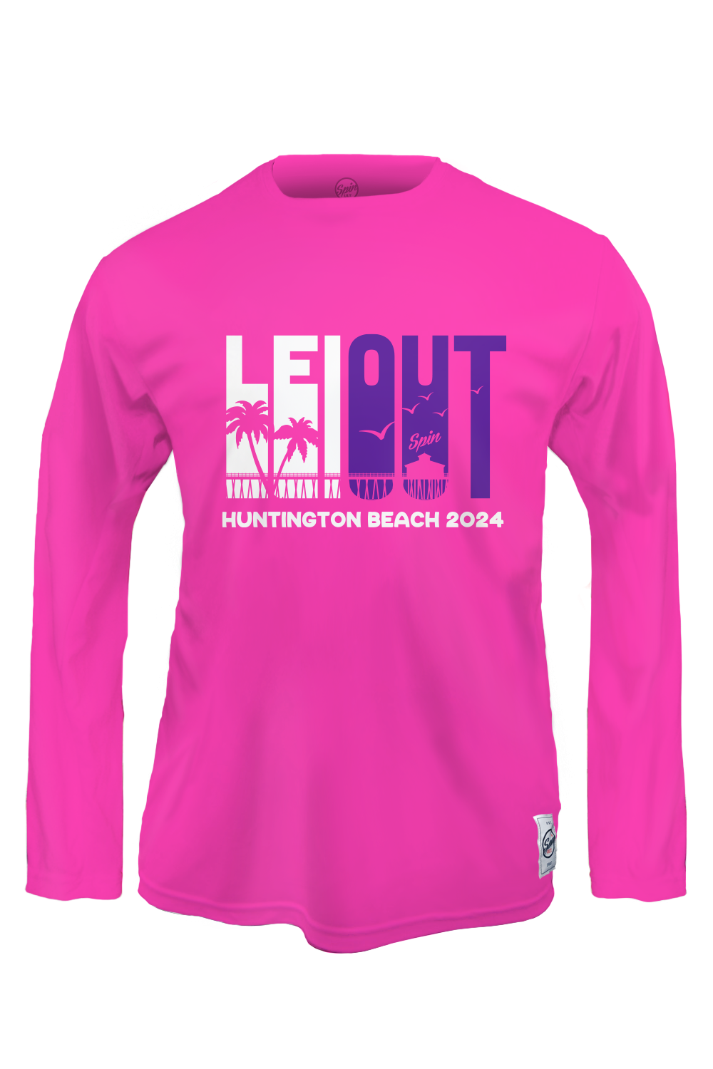 LeiOut 2024 Pier Long Sleeve Jersey (Neon Pink)