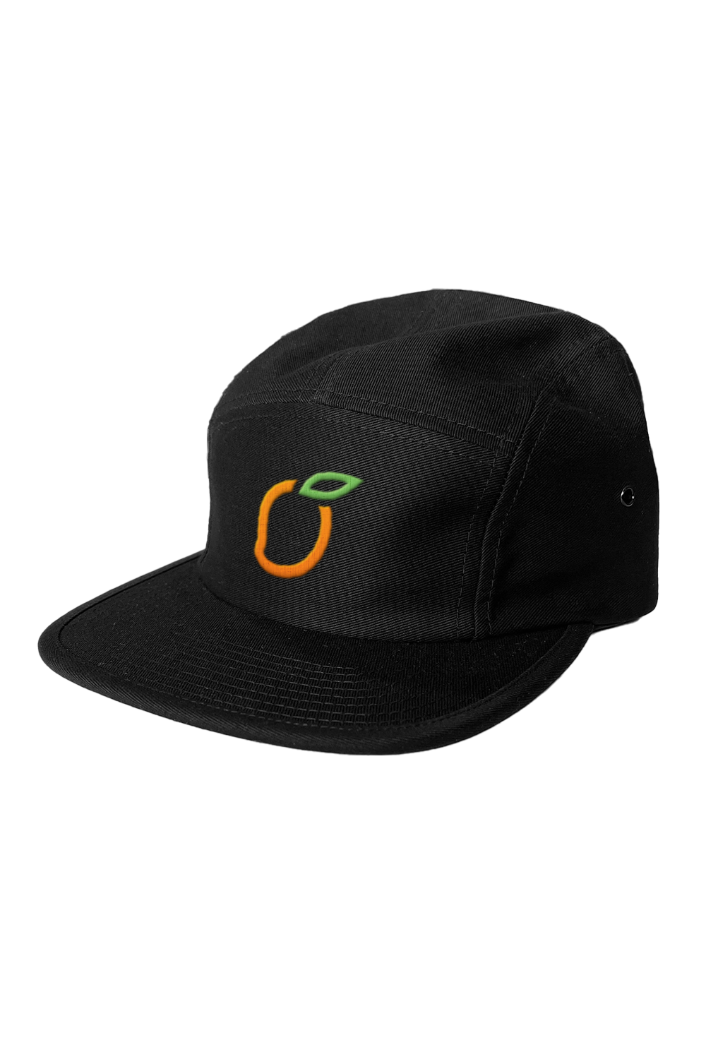 Mango 5 Panel Hat (Black)