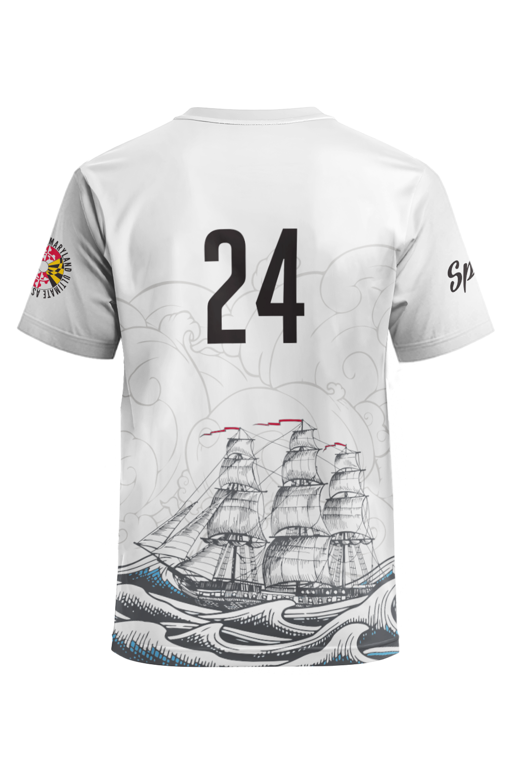 Blackout Short Sleeve Jersey (White)