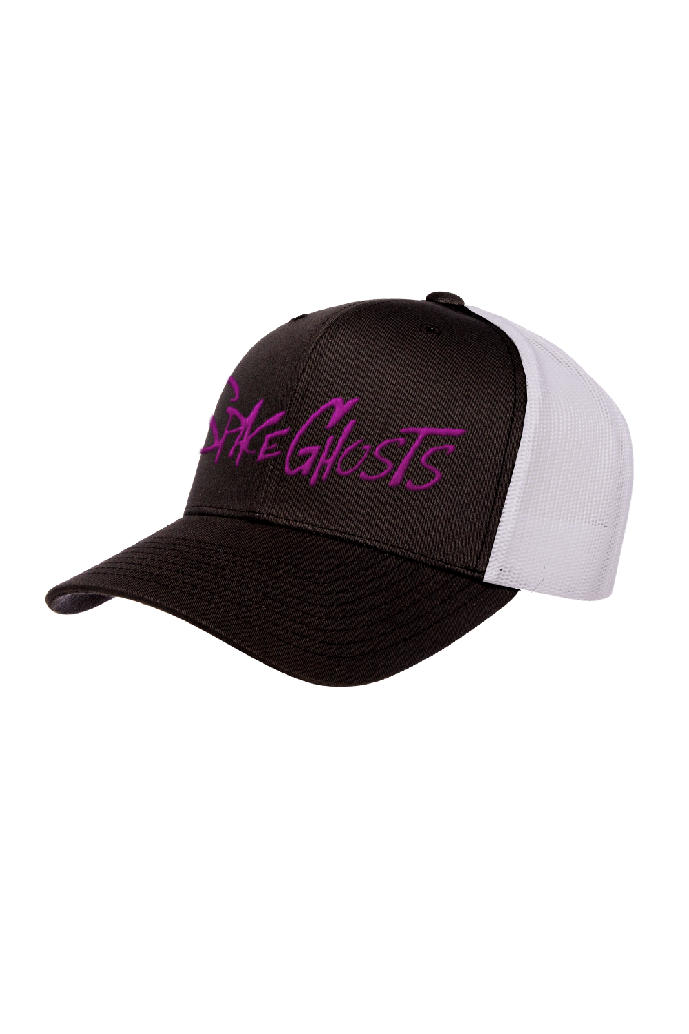 Space Ghosts Trucker Hat (Black/White)