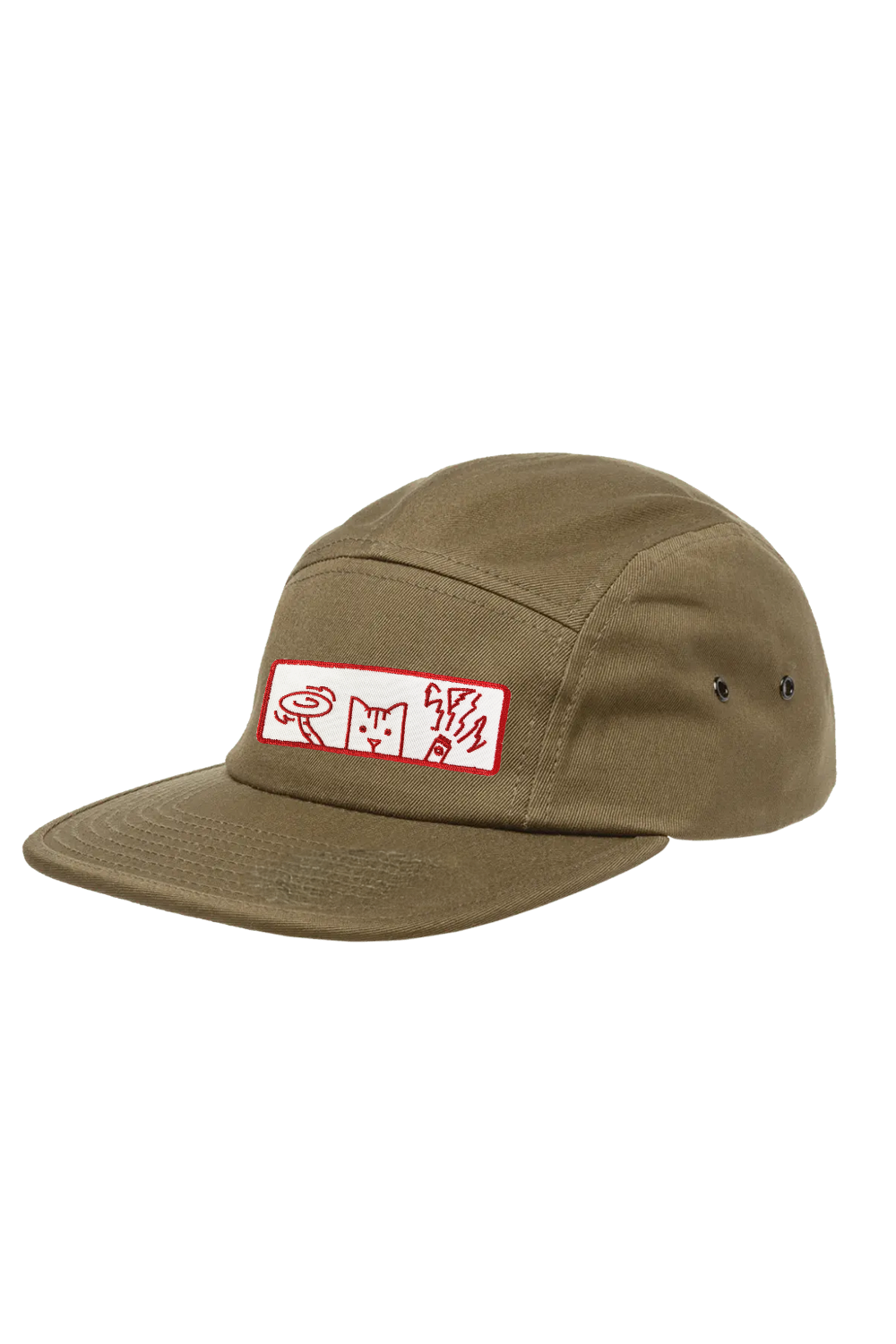 Molly the Cat 5 Panel Hat