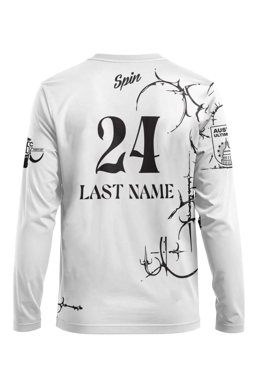 Texas United Long Sleeve Jersey (White)