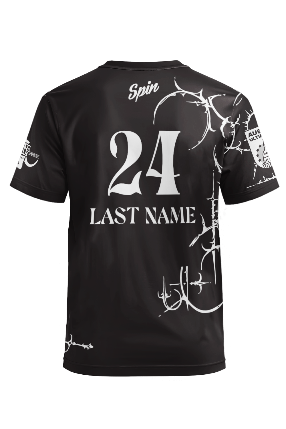 Texas United Short Sleeve Jersey (Black)