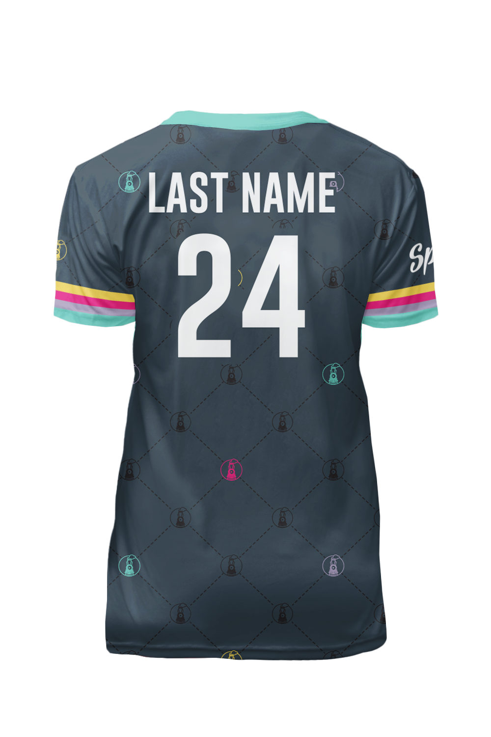 Trainwreck Short Sleeve Jersey (Charcoal)