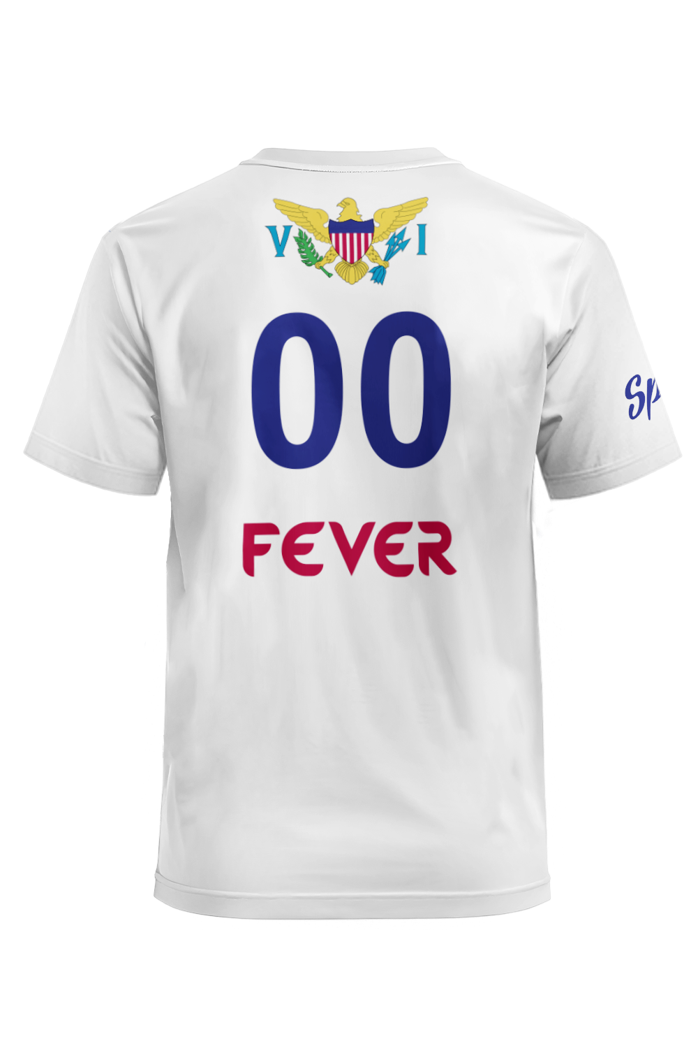 Virgin Islands Fever Short Sleeve Jersey (White)