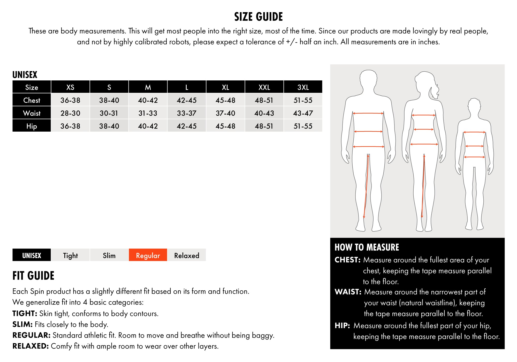 size guide