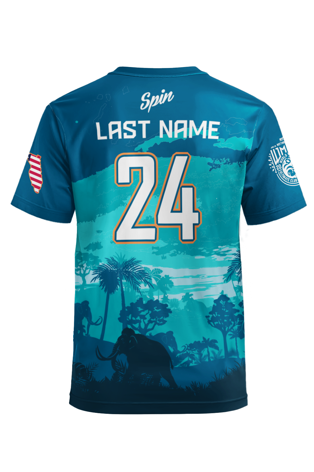 Woolly Mammoth Short Sleeve Jersey (Teal)