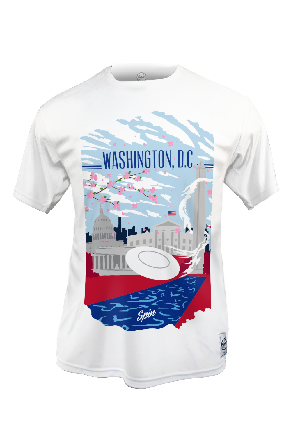 Washington D.C. Short Sleeve Jersey – Spin Ultimate
