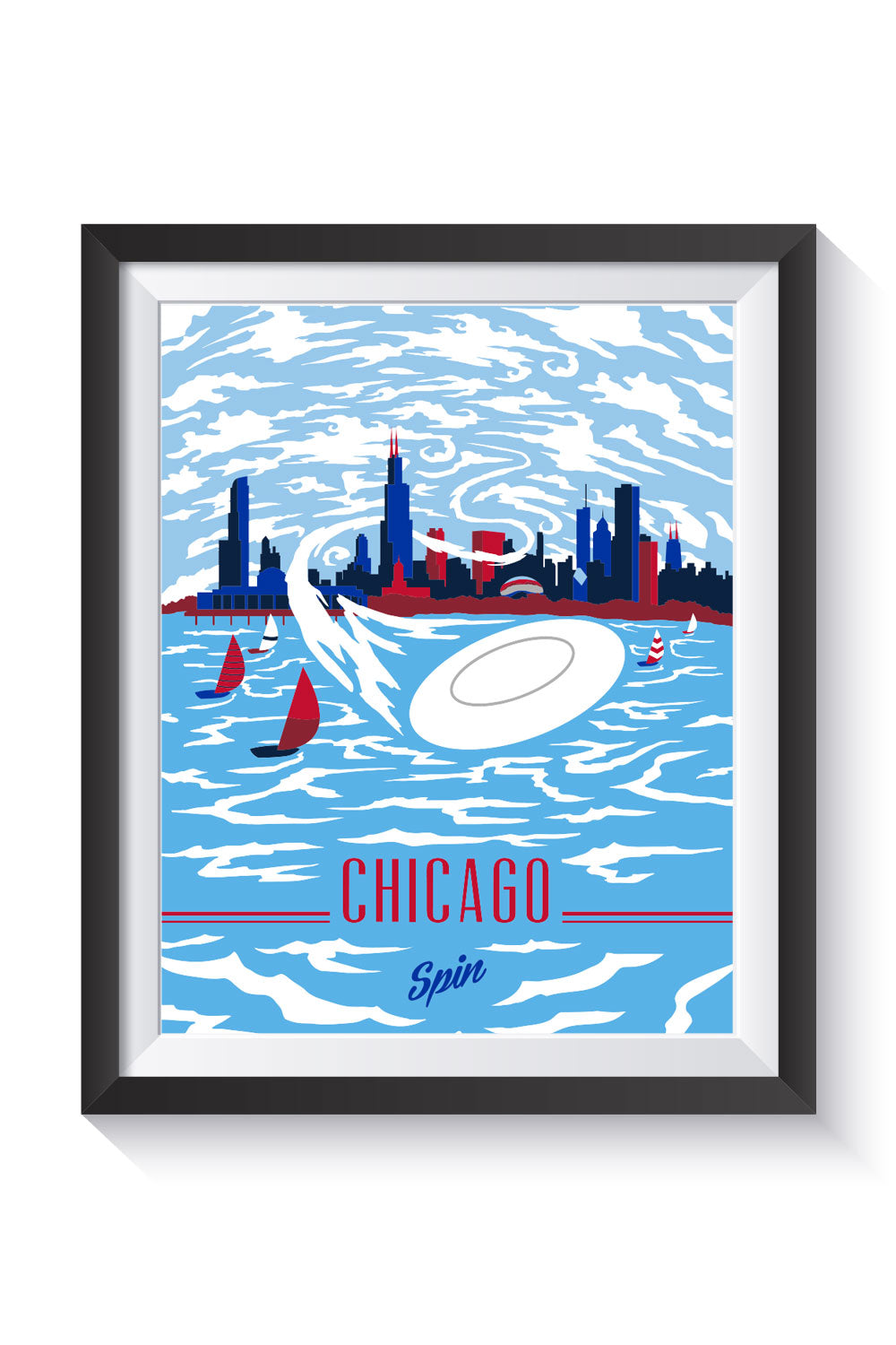 Chicago Art Print – Spin Ultimate