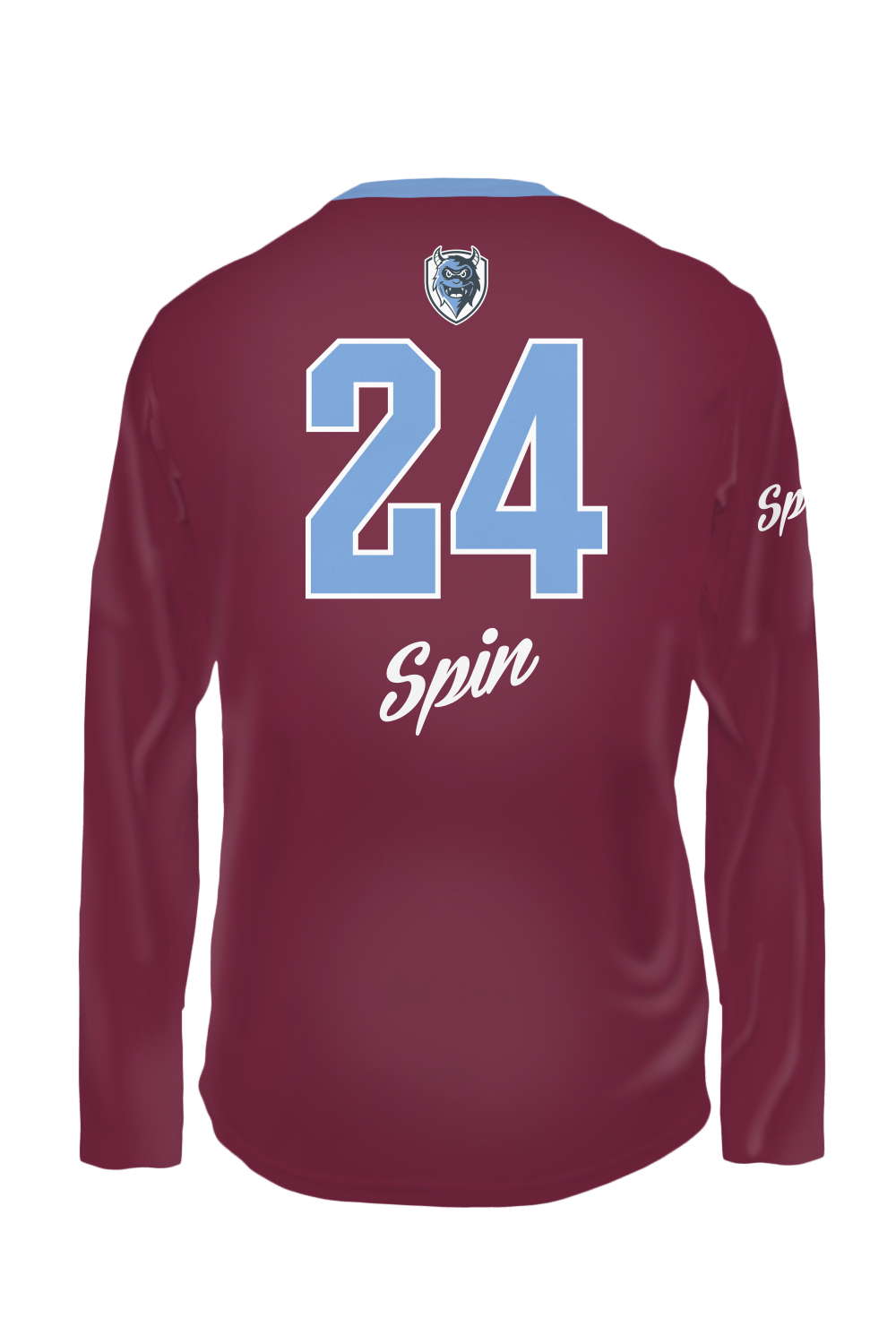 AMP Long Sleeve Jersey (Maroon)