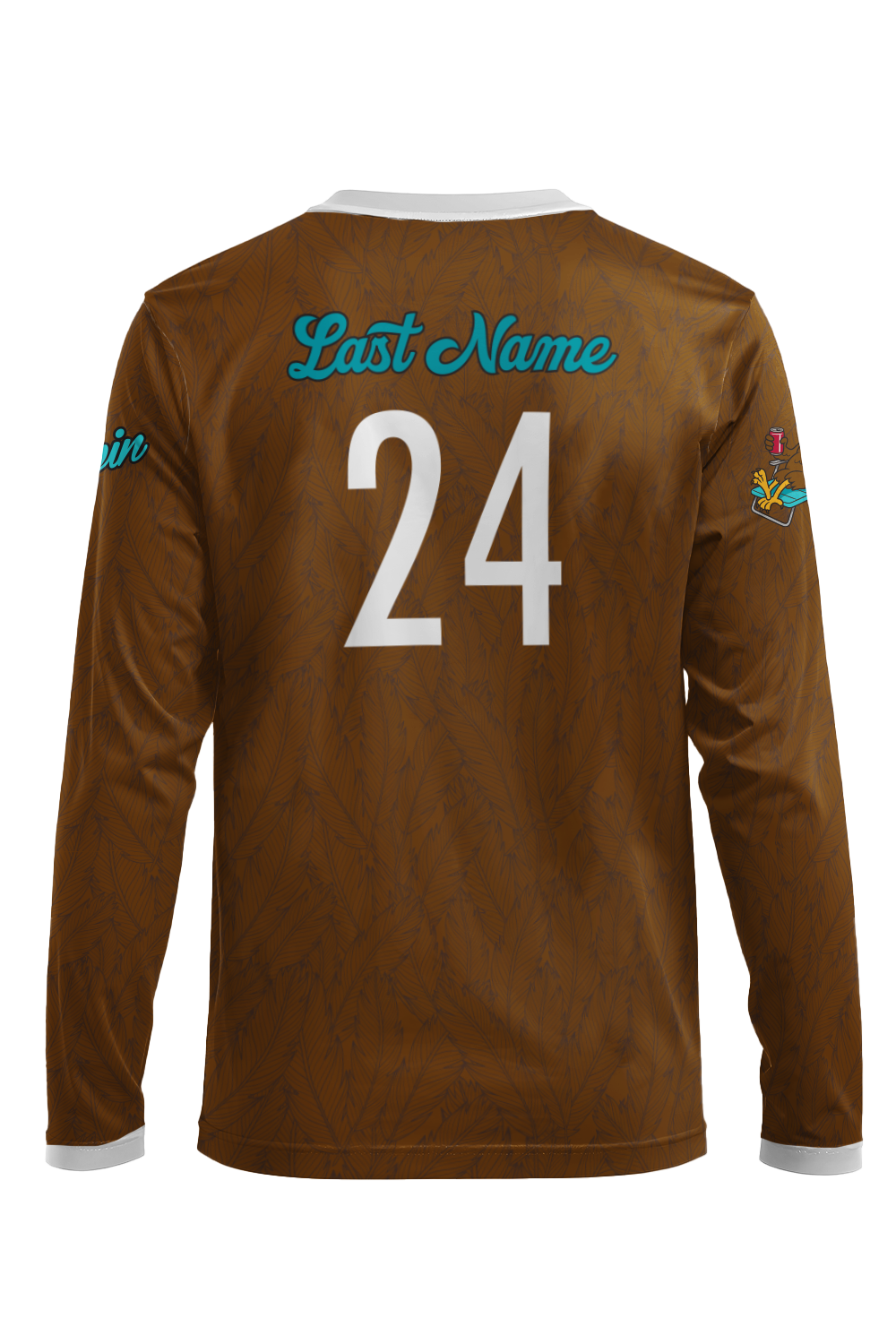 Balding Eagle Long Sleeve Jersey (Brown)