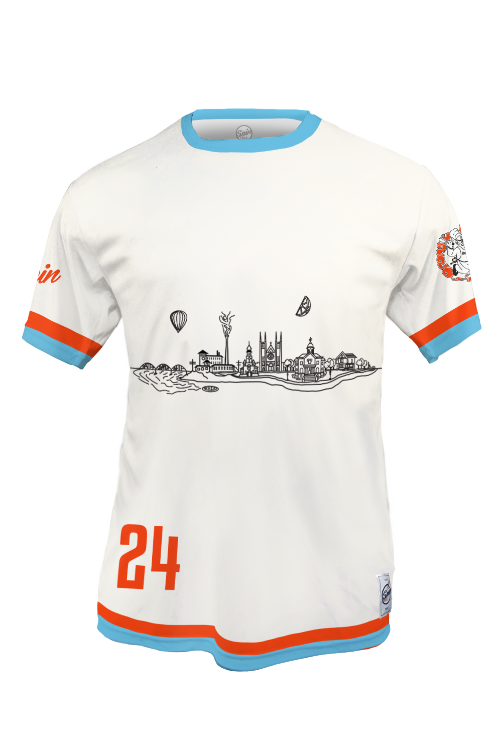 Orange Whip Short Sleeve Jersey (Cream)