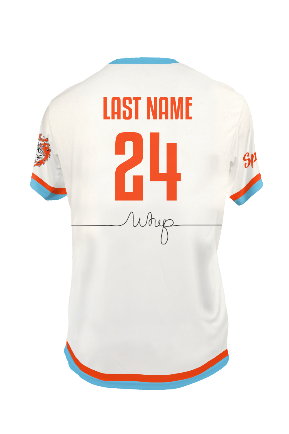 Orange Whip Short Sleeve Jersey (Cream)