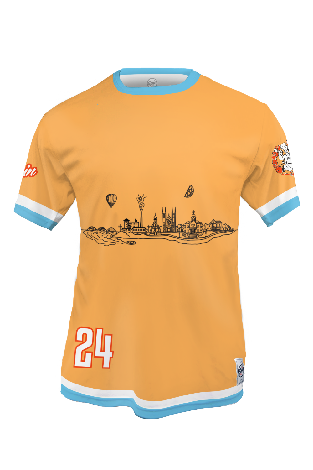 Orange Whip Short Sleeve Jersey (Orange)