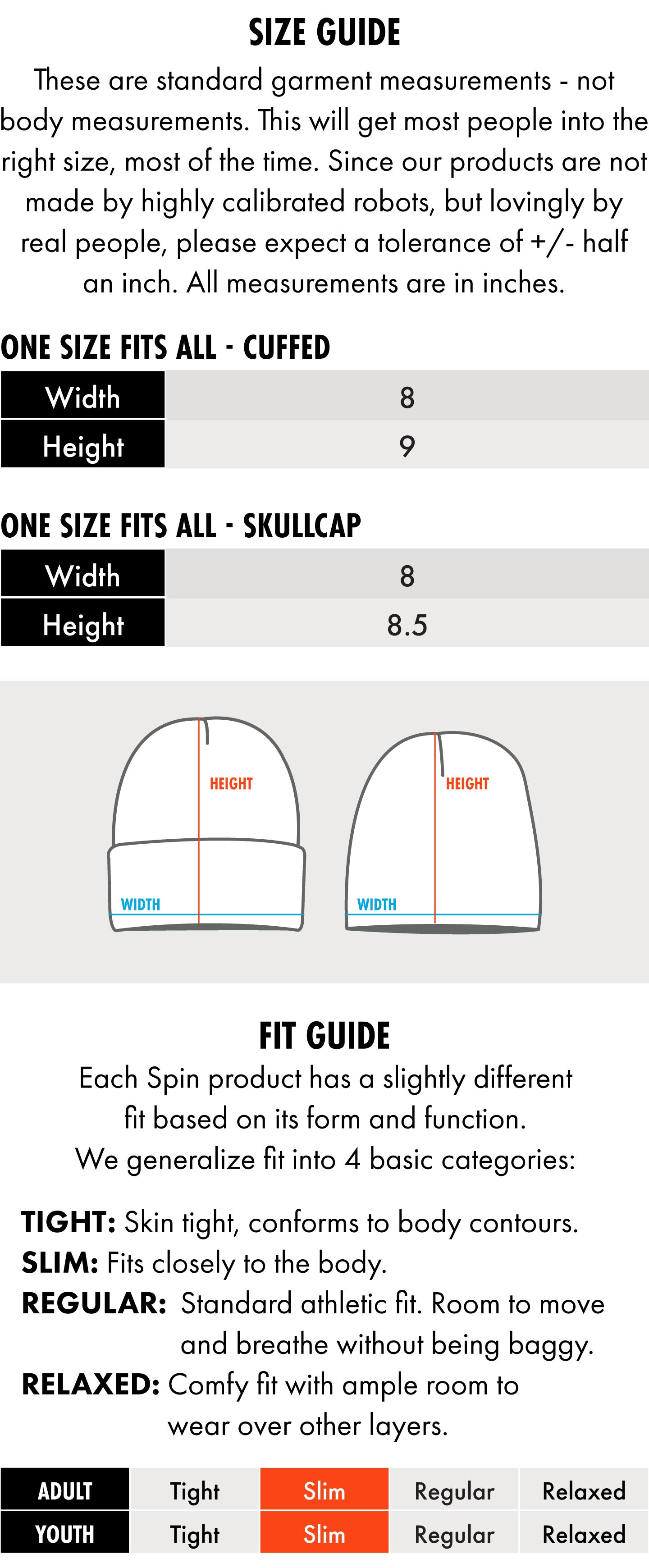 size guide