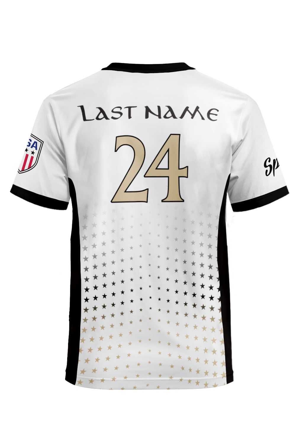 Black Cans Short Sleeve Jersey (White)