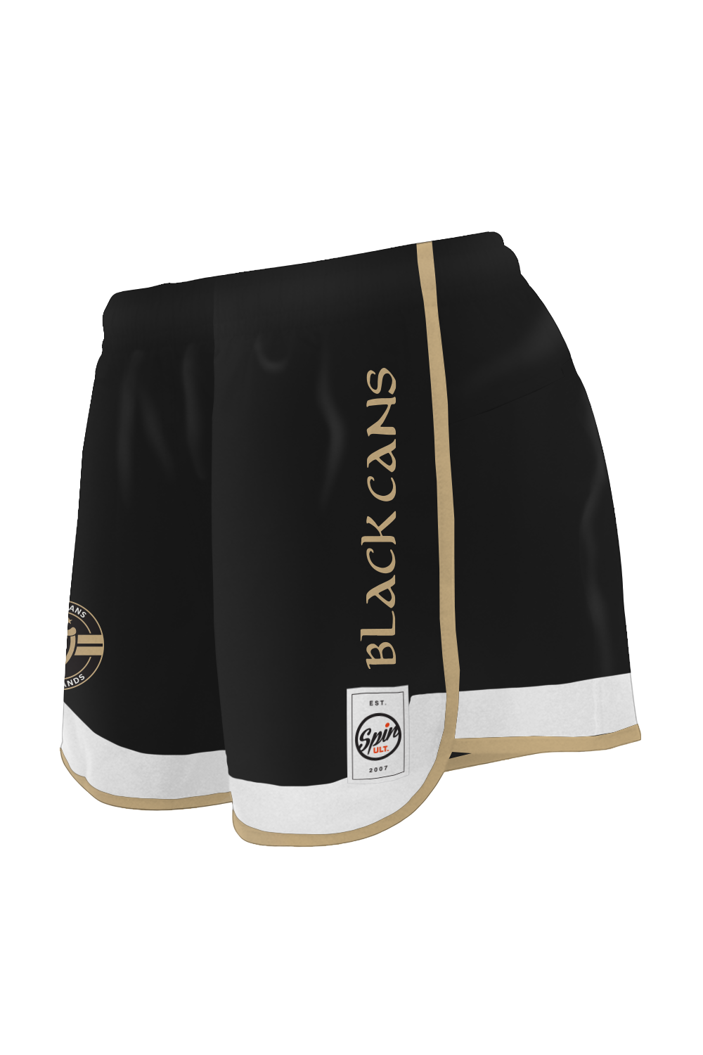 Black Cans Racer Shorts