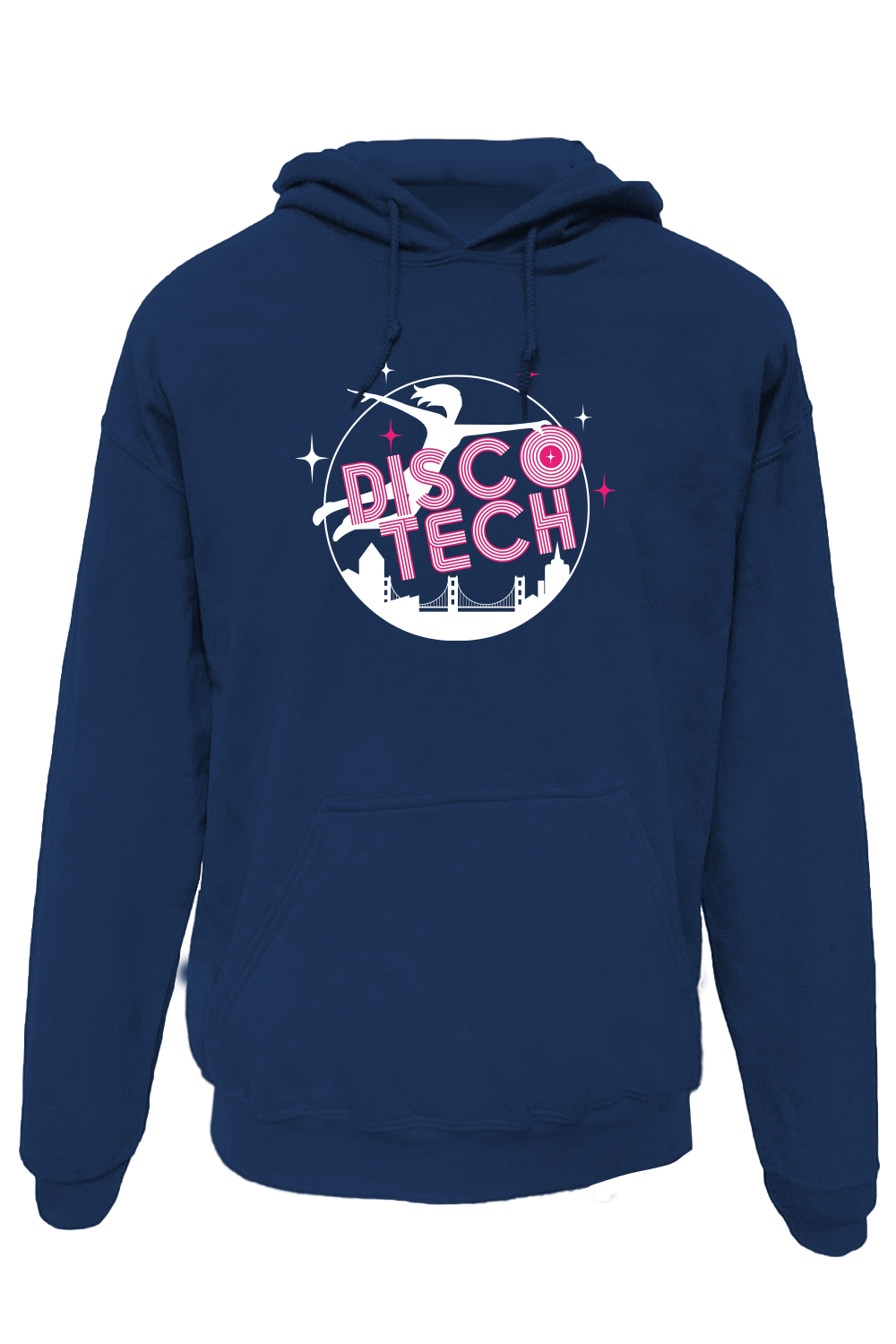 Disco Tech Pullover Hoodie (Navy)