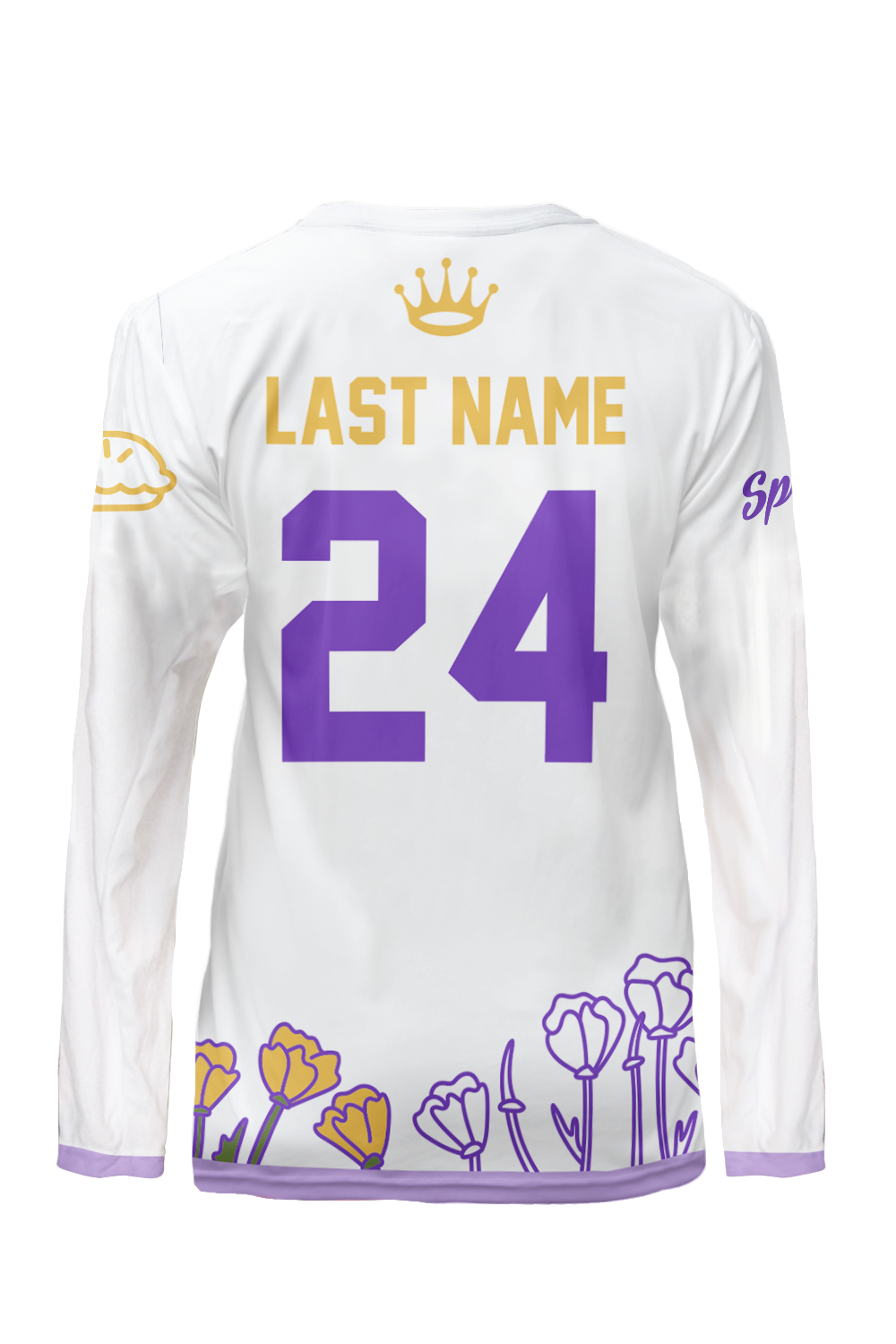 Pie Queens Long Sleeve Jersey (White)