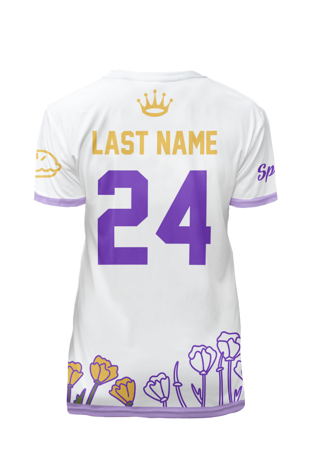 Pie Queens Short Sleeve Jersey (White)