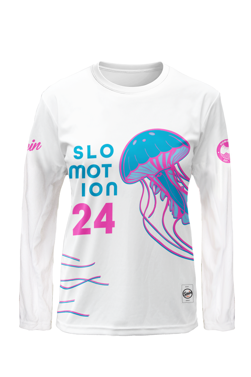 SLO Motion Long Sleeve Jersey (White)