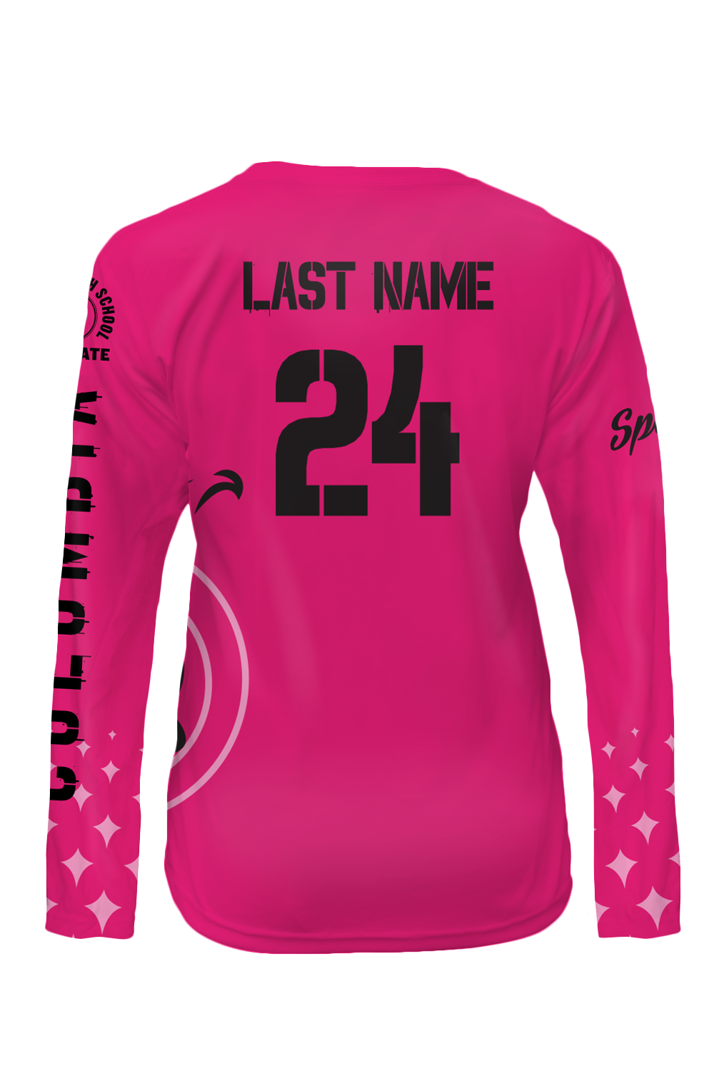 Sparkle Motion Long Sleeve Jersey (Pink)