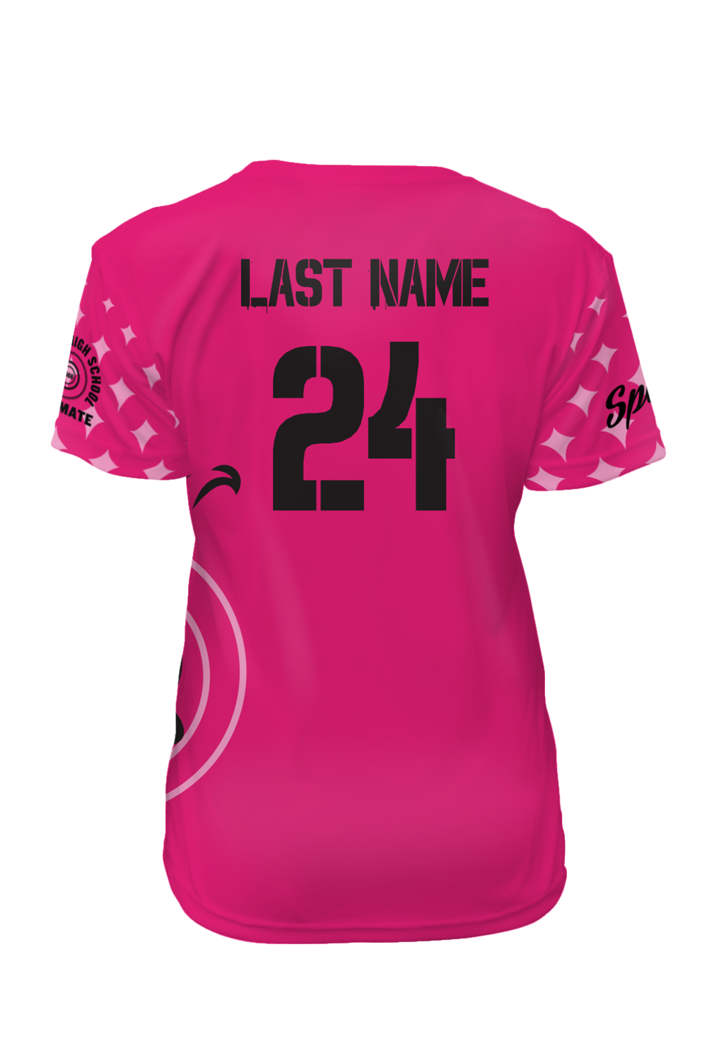 Sparkle Motion Short Sleeve Jersey (Pink)