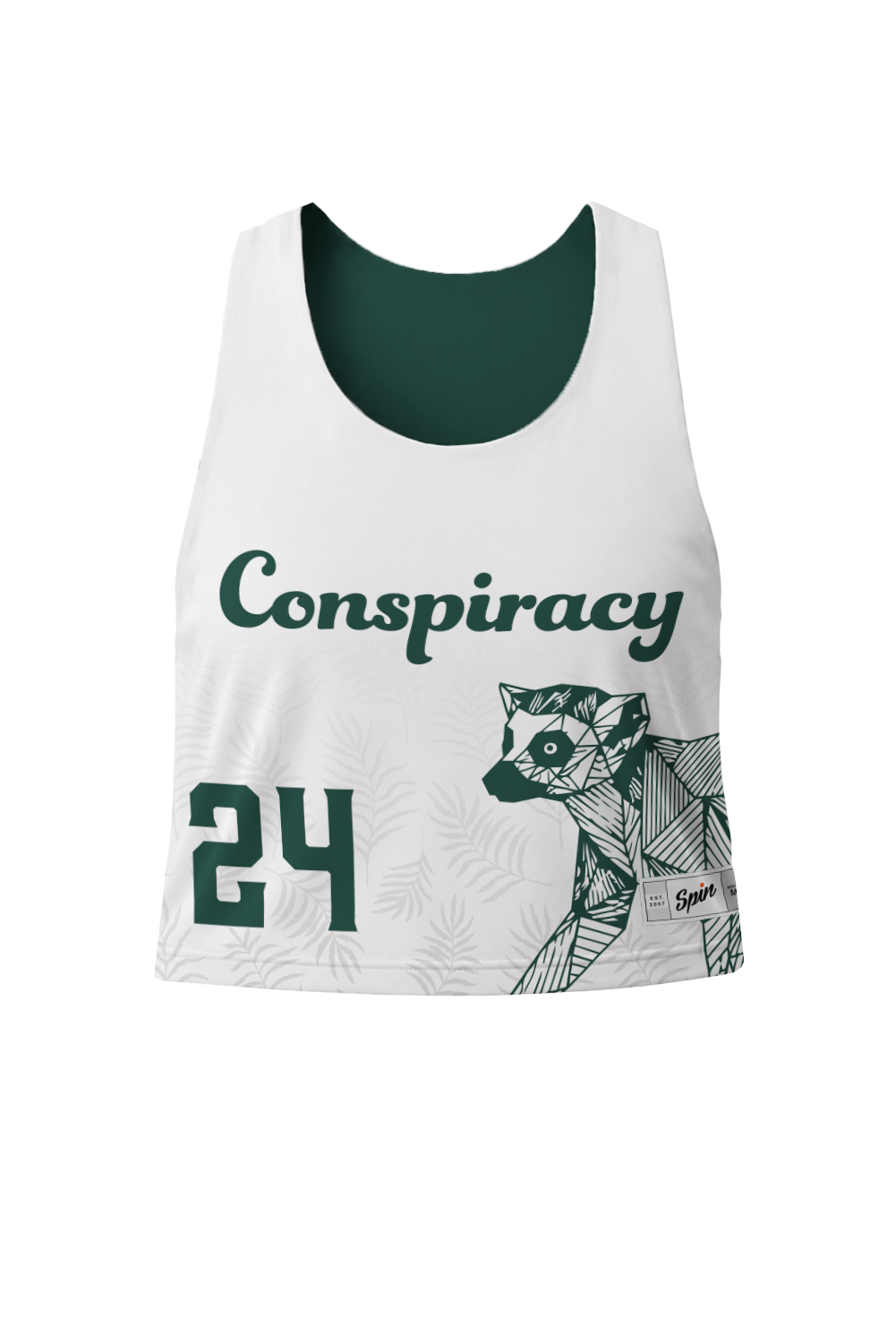 Conspiracy Cropped Reversible Tank