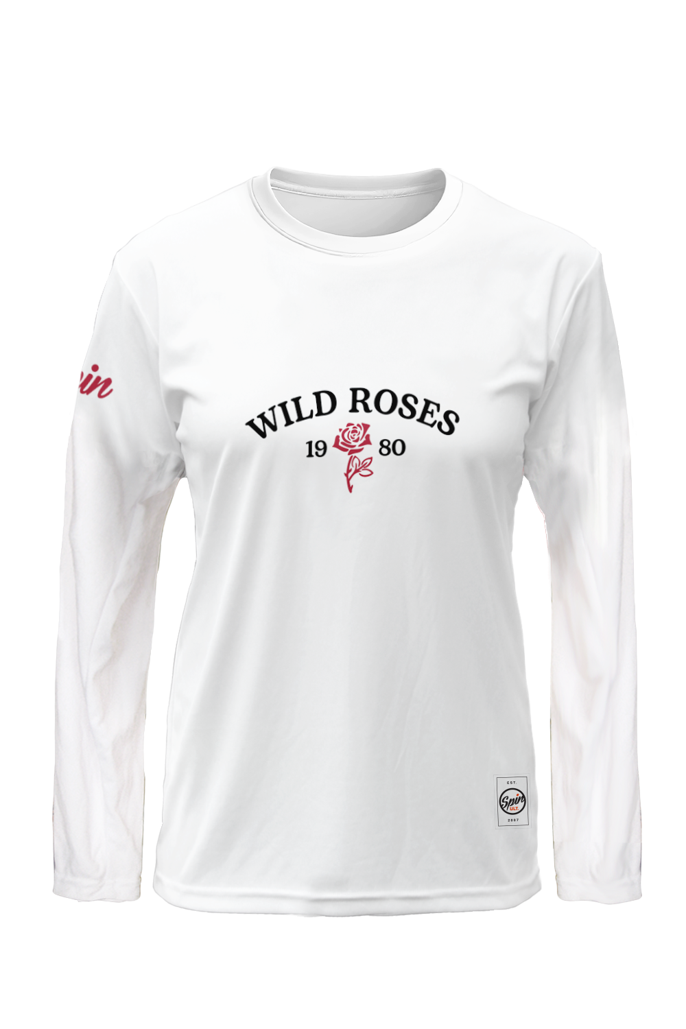Wild Roses Long Sleeve Jersey (White)