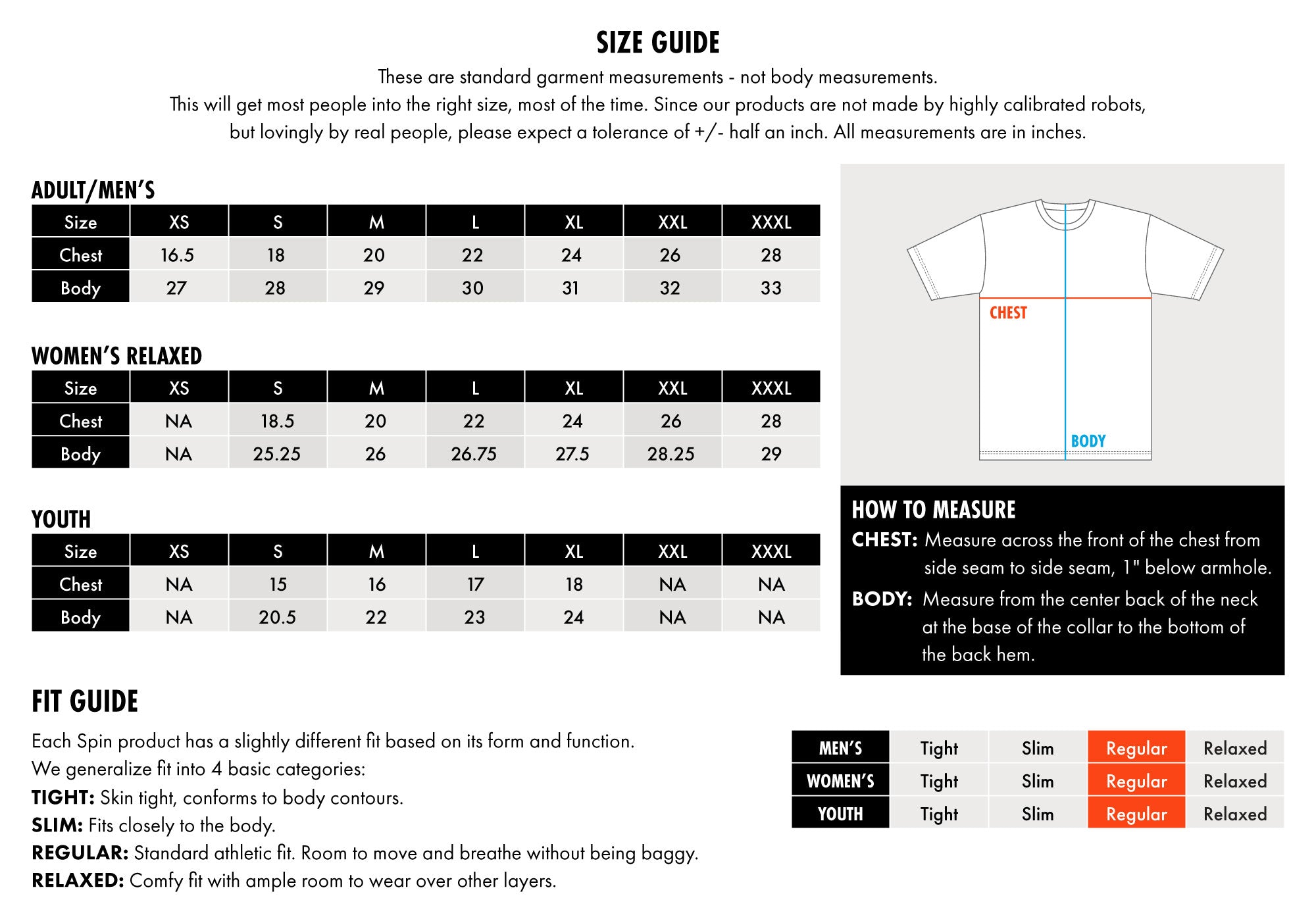 size guide