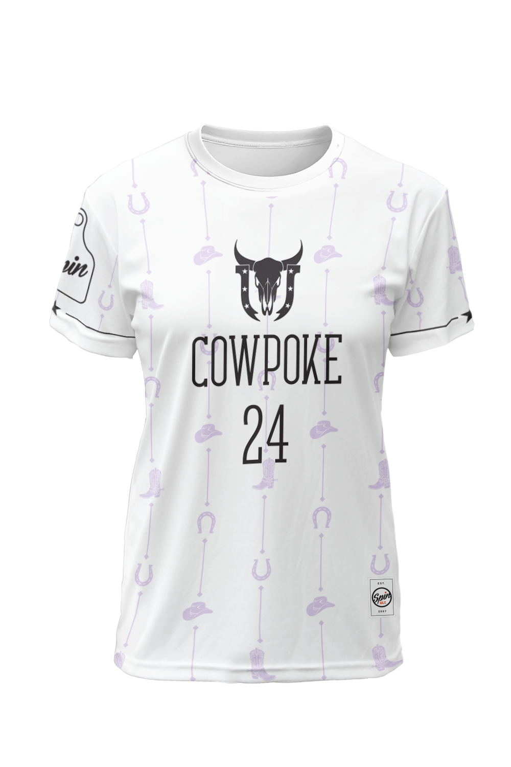 Cowpoke Short Sleeve Jersey (White)