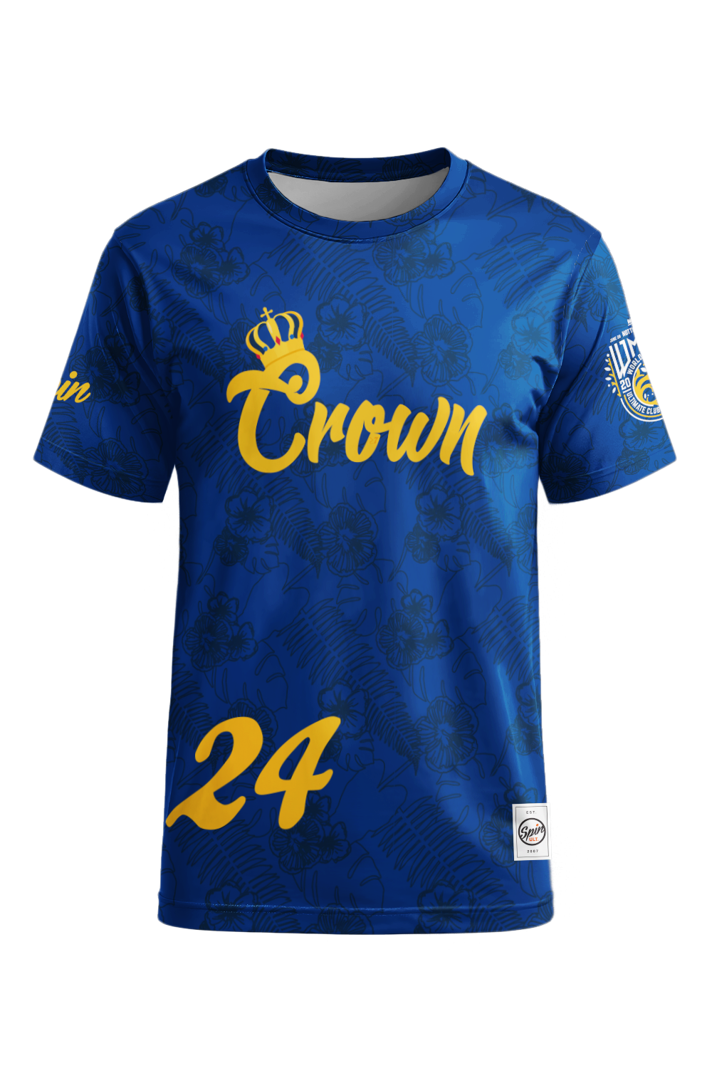 Crown Short Sleeve Jersey (Blue)
