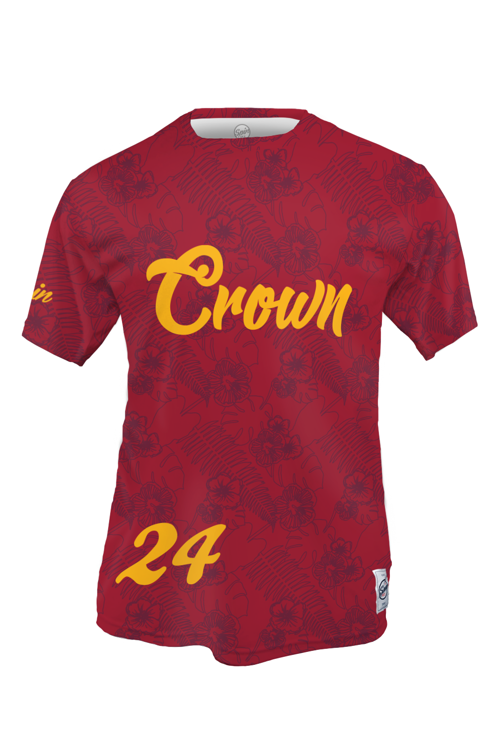 Crown Short Sleeve Jersey (Red)